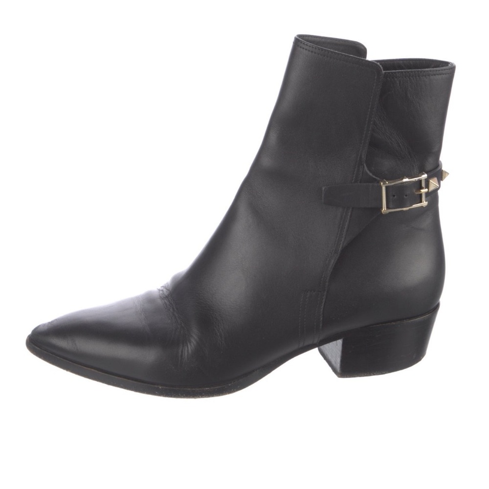 VALENTINO
Rockstud Accents Leather Moto Boots

Women's Size: 8.5 | US8.5, IT38.5